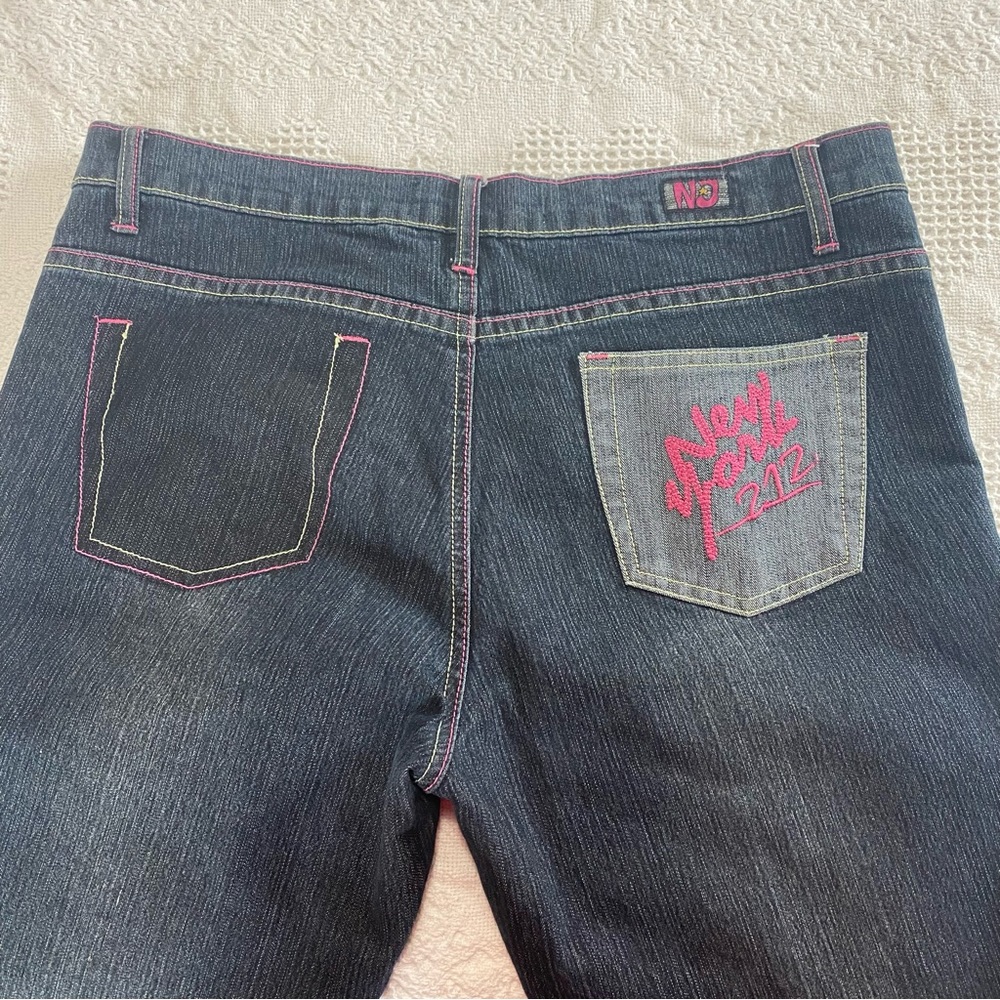 Y2K No Colorful Embroidered Jeans (15)